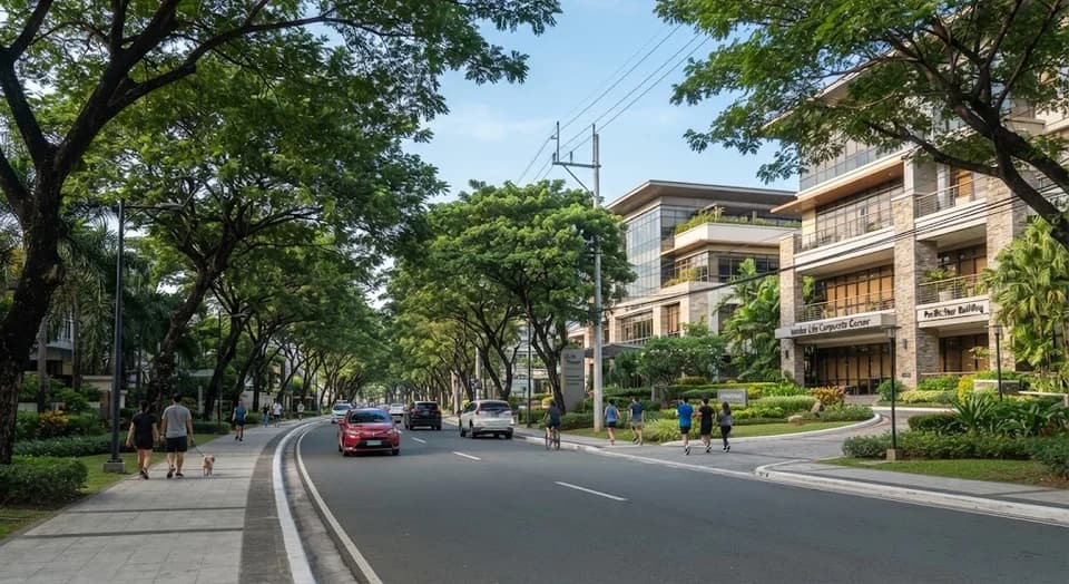 Alabang neighborhood in Metro Manila