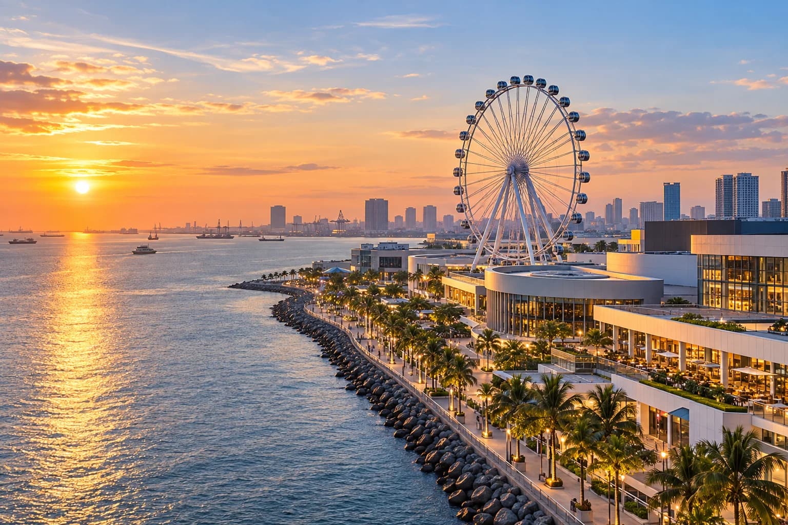Mall of Asia and MOA Eye near MOA Bayview Studio