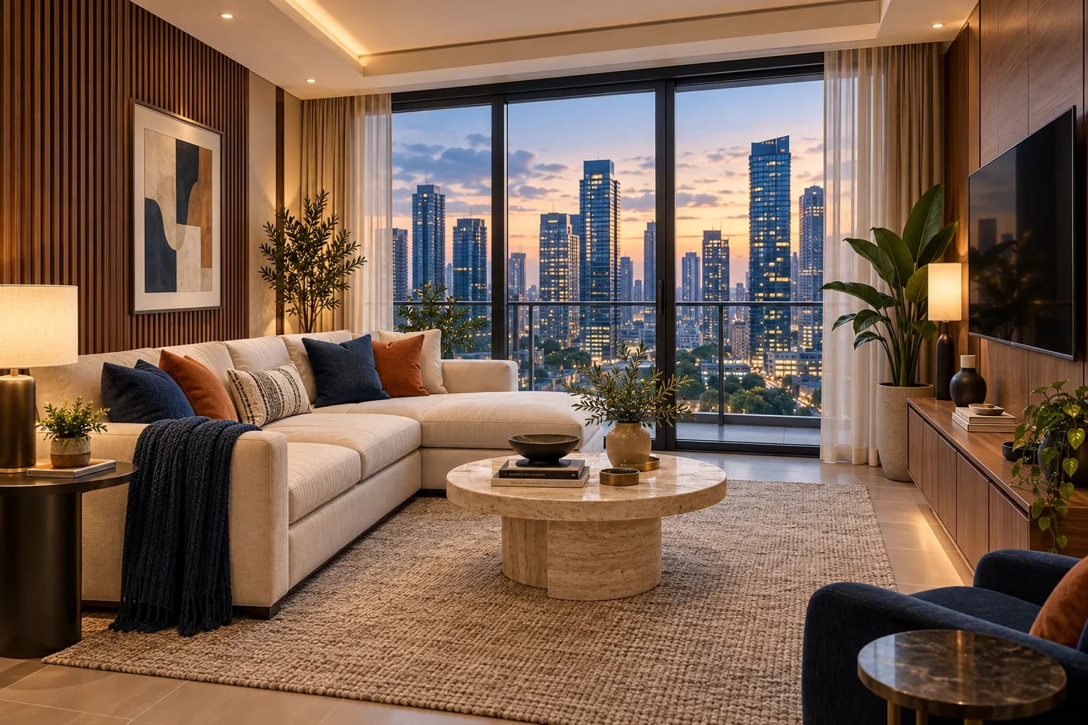 Premium BGC 1-Bedroom living room